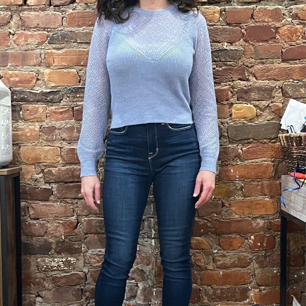 INTERMIX Charmaine knit Sweater Size Petite